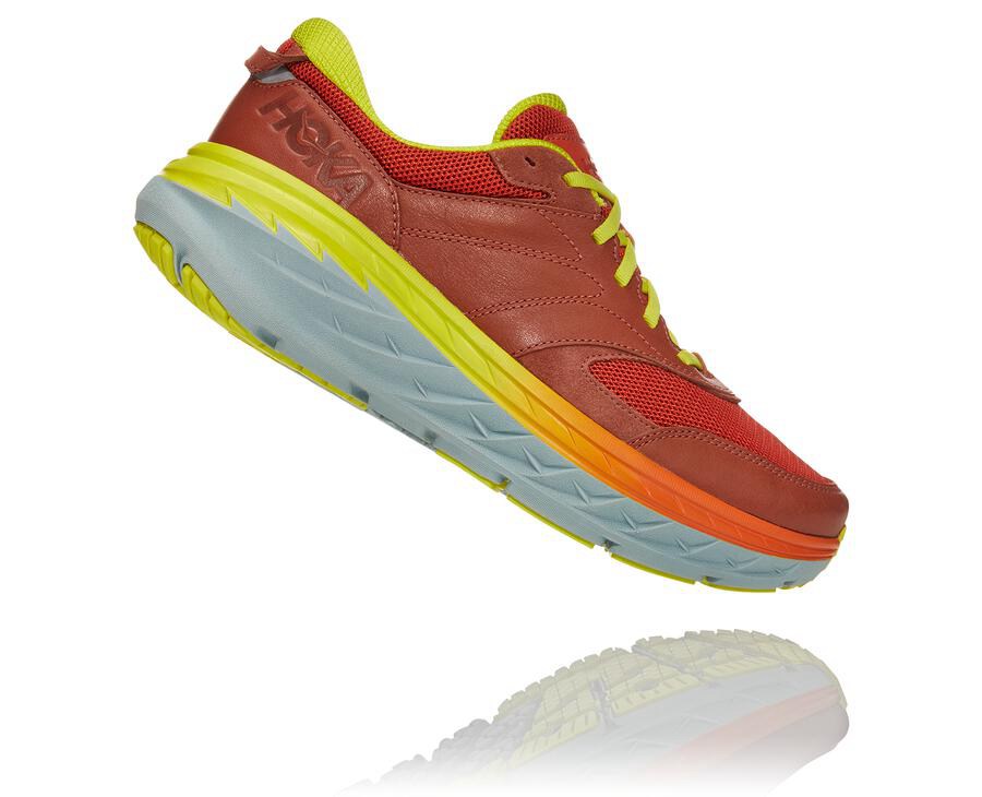 Hoka One One Mens Running Shoes - Bondi L - Red - ESOB29170